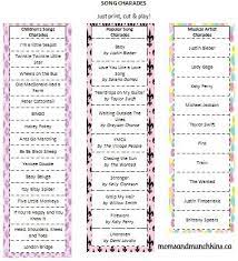 Fun brain games, offline puzzle game. Song Charades Ideas Free Printables Moms Munchkins Charades Family Fun Games Charades For Kids