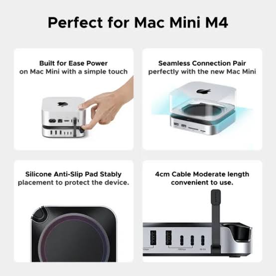 UGREEN 11 – in – 1 Type-C Docking Station (Mac Mini M4 or M4 Pro ) – CM841  – 65487 - BaduDeal