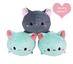 Share the best gifs now >>>. Plush Sewing Pattern Pdf Cat Roll Plush Kawaii Stacking Loaf Etsy