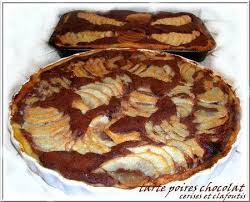 Tarte Aux Poires Chocolat Amandes Et Speculoos Recette Tarte Aux Poires Tarte Chocolat Poire Et Tarte