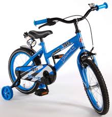 Volare Super 16 Inch Jongensfiets 95 Afgemonteerd Kinderfiets Fiets Blauw
