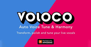 New Apk Voloco Auto Voice Tune Harmony 5 2 2 Unlocked Updated Modded Apkdone The Voice Music App Tune