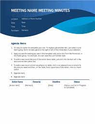 I do not know of a standard for lynn now what if the company has its own format of writing minutes,is it okay for me to change it by. Minutes Office Com