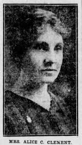Biographical Sketch of Alice Cramer Clement