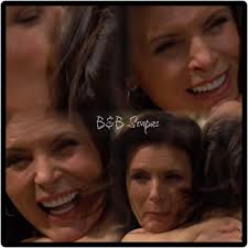 Sheila is ecstatic that she had a granddaughter. Luna told her she is  Finn's daughter, and Steffy told him he couldn't see her. Already, they  have a bond over similar situations. Scary. #