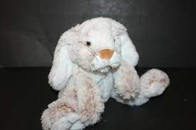 Melissa Doug Burrow Bunny Rabbit White Brown Plush Stuffed Animal 14 Easter Melissadoug Plush Stuffed Animals Plush Animals Bunny Rabbit