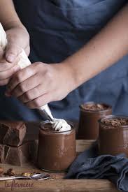 La Fermiere Mousse Au Chocolat Noir Du Perou La Fermiere Yogurt Cups Desserts Yogurt