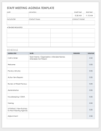 Click on the link that says rundown templates. 3. 10 Free Meeting Agenda Templates For Microsoft Word Smartsheet