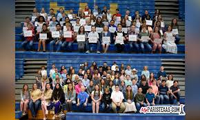 North Lamar shining students inducted into NEHS