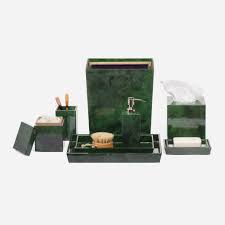 Explore the widest collection of home decoration and construction products on sale. Carlow Emerald Green Bathroom Set Bath Accessories