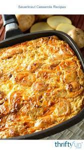 Sauerkraut Casserole Recipes Saurkraut Recipes Casserole Recipes Veggie Casserole Recipes