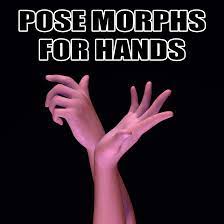 Morphs - Pose Morphs for Hands | Virt-A-Mate Hub