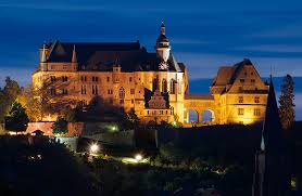 Jeder aufenthalt in diesem einzigartigen schloss aus dem 16. Marburger Schloss Bei Nacht Foto Bild Deutschland Europe Hessen Bilder Auf Fotocommunity