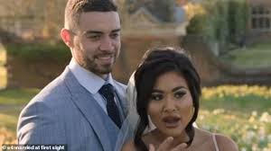 Married at first sight australia's michael brunelli makes shock confession about the show one couple in particular has left many wondering what happened to them after the programme aired. Married At First Sight Viewers Shocked At Bride S Embarrassing Behaviour Daily Mail Online