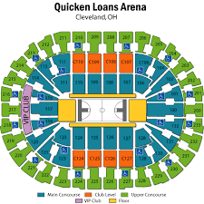 Quicken Loans Arena Seating Chart Views Reviews