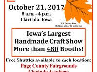 Mom is experiencing health issues and we have decided to spend our time with her. Clarinda Craft Carnival Iowa S Largest Handmade Craft Show Craft Craftshow Handmade Iowa Swiowa Crafts Pa Art And Craft Shows Clarinda Handmade Crafts