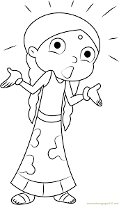 This collection includes color by number pages, mandalas, hidden picture activity pages and more! Chutki Coloring Page For Kids Free Chota Bheem Printable Coloring Pages Online For Kids Coloringpages101 Com Coloring Pages For Kids