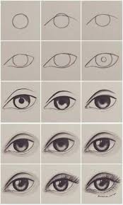 Le Plus Recent Images Drawing Eyes Styletutoriel Sur Les Yeux Etape Par E En 2020 Dessin Au Crayon Dessin Yeux Facile Dessins Doodles Faciles