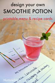(our own 3x5 recipe cards can be found here.) the old recipe card boxes they fit into were designed for america's small kitchens. Smoothie Making Lesson For Kids With Printable Smoothie Recipe Cards Nurturestore