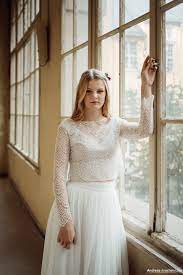 Hochzeit hochzeitskleid lena hoschek dirndl hochzeit brautkleid braut lena hoschek brautkleid couture kleid hochzeitsdirndl lena hoschek hochzeitsmode thomas. Zweiteiliges Brautkleid Lena Elementar Brautkleider Romantischer Zweiteiler Im Boho Look Zart Und M Brautkleid Schlicht Lassige Brautkleider Brautkleid