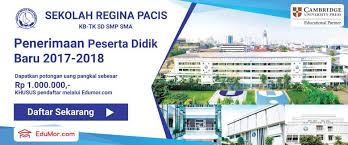 Selain menentukan pilihan sma swasta terbaik di bogor, sepertinya orang tua juga harus. Edumor Indonesia Tk Sd Smp Sma Regina Pacis Salah Satu Sekolah Swasta Terbaik Di Tengah Jakarta Dengan Pilihan Kelas Bilingual Bersertifikasi Cambridge Dapatkan Potongan Uang Pangkal Rp 1 000 000 Dengan Pendaftaran Online Melalui Edumor Untuk
