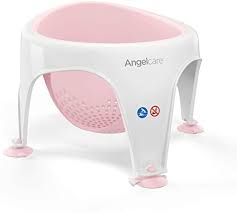 The ergonomic design of the angelcare baby bath tub support takes the worry out of bath time, so you can bathe your baby with ease. Angelcare Soft Touch Baby Bath Seat Pink Amazon Co Uk Baby Products