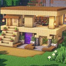 While being a great disguise, mountain house has an astonishing look and seems to be very comfortable to live in. Pin By Julia Black On Minecraft Cute Minecraft Houses Minecraft Houses Easy Minecraft Houses