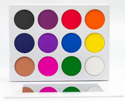 Black And White Eyeshadow Palette Matte Eyeshadow Palette Highly Pigmented 12 Rainbow Colors No Shimmer Eyeshadow Matte Eyeshadow Eyeshadow Palette