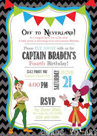 Custom Captain Hook And Peter Pan Birthday By Wordstoart On Etsy 14 00 Peter Pan Party Pirate Birthday Party Pirate Party