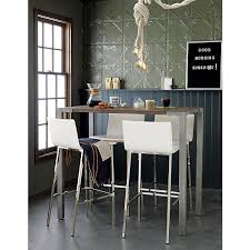 Stilt 42 Tall Wood Dining Table Cb2 High Dining Table Tall Dining Table High Top Dining Table