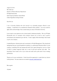 Cover letter magang bahasa indonesia. Magang Contoh Cover Letter Bahasa Indonesia Malayzart