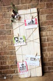 No sewing is needed and making it is a great way to use up small amounts of ribbon leftover from previous projects. 7 Crafty Creative Diy Christmas Card Holders
