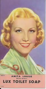 Anita Louise Warner Bros Lux Toilet Soap COLOR advertising card