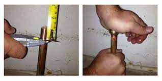 The plumber's choice toilet connector water line 3/8 in. How To Cap A Water Pipe With A Push On Fitting