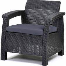 Choose from a large inventory of some of the finest plastic materials for weaving outdoor chairs available, with various designs and customizing options. All Weather Plastic Patio Furniture Charcoal Gray Rattan Open Weave Design Outdoor Patio Chairs Plastic Patio Furniture Poolside Furniture