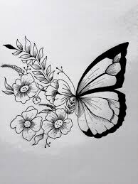 Butterfly Doodle Art Butterfly Sketch Doodle Art Designs Colorful Butterfly Tattoo