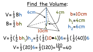 Volume of a truncated pyramid. How Do You Find The Volume Of A Triangular Pyramid Virtual Nerd