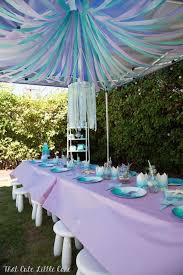 Pastel Mermaid Themed Birthday Party Mermaid Theme Birthday Ariel Birthday Party Birthday Party Decorations