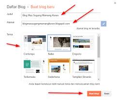Dapatkan domain blogspot.com gratis atau beli domain khusus cukup dengan beberapa klik. Tutorial Blogger Untuk Pemula Updated 2020 Sugeng Id