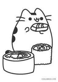 Some of the coloring pages shown here are clipart of sushi lunch cartoon coloring k22501843 click on the coloring page to open in a new window and print. Sushi Pusheen Coloring Pages Novocom Top