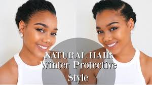 For the most part these hairstyles work. Tutorial Winter Protective Style For Natural Hair And Transitioning Hair Youtube