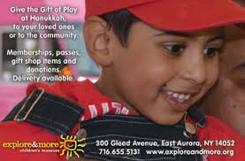 Celebrating Hanukkah with children of Gesher/ Shir Shalom Schools