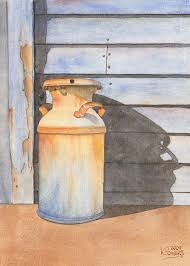 Rusty Milk By Ken Powers Painting Art Watercolour Inspiration