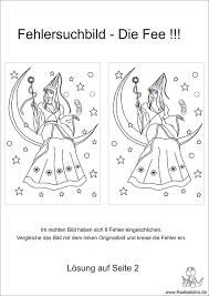 Kostenlose fehlersuchbilder vorlagen zum ausdrucken. Gratis Fehlersuchbild Ratsel Mit Der Zauberfee