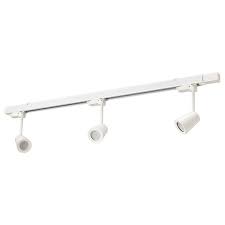 Skeninge مسار تعليق مع 3 إضاءات موجهه Led أبيض Ikea