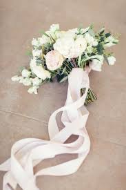 Romantic Bouquet With Long Ribbon Wrap Wedding Bouquet Ribbon Wedding Bouquet Ribbon Wrap Ribbon Bouquet