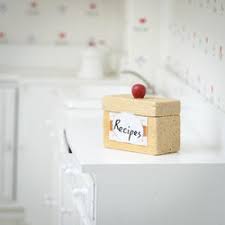 Apply now to become a writer for us every day, we meet wit. Dollhouse Miniature Recipe Box Kitchen Miniatures Dollhouse Miniatures Doll Supplies Craft Supplies Factory Direct Craft
