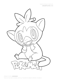 Grookey Coloring Page Pokemongo Pokemon Drawitcute Howtodraw Coloringpages Fanart Wallpa Pokemon Coloring Pages Cartoon Coloring Pages Pokemon Coloring