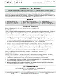 Hair Stylist Resume Sample Monster Com