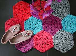 When you get to work, you will have the when you turn to crochet, you get your hands busy doing something a lot of fun. How To Crochet Chunky Hexie Crochet Rug Pattern My Poppet Makes